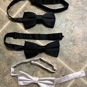 3 bow ties- 2 black, 1 white